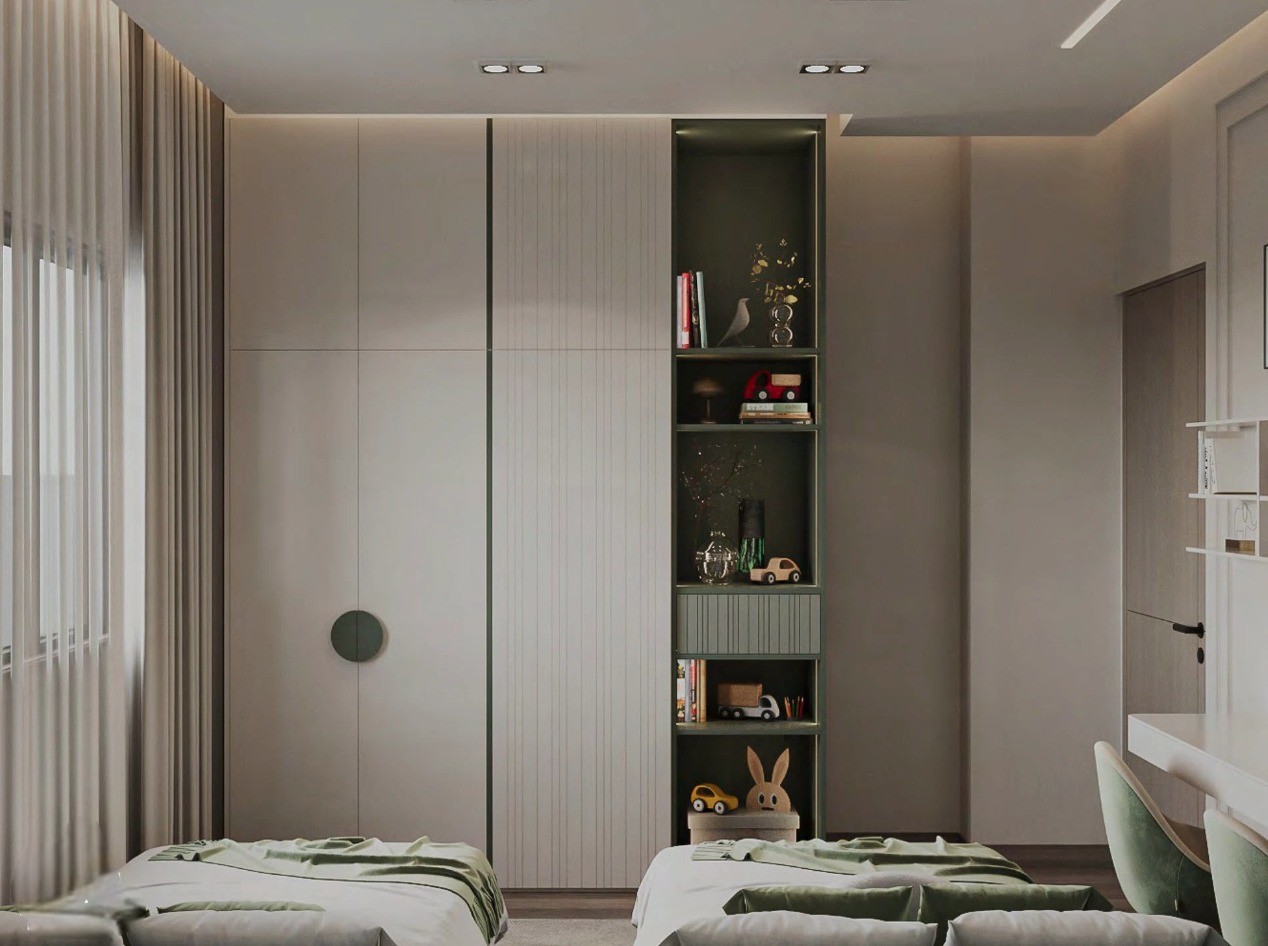 Luxury Bedroom with Integrated Storage